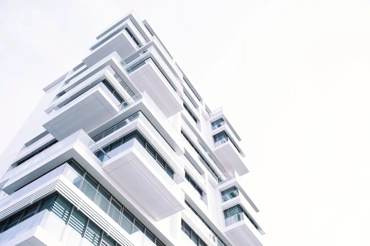 Modern apartment building representing an aspirational property brand